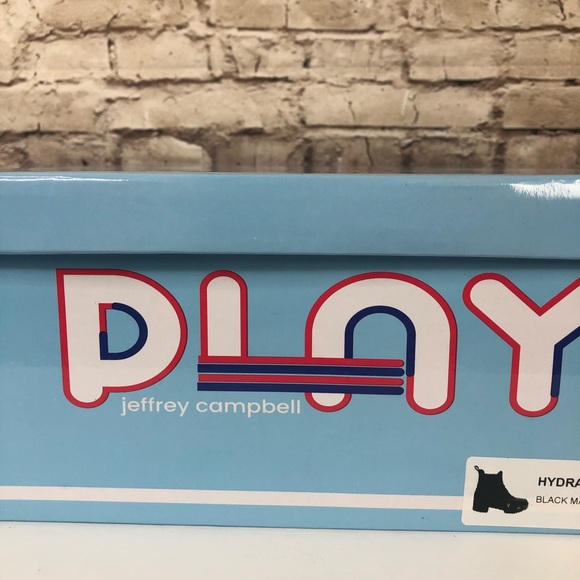 NEW Jeffrey Campbell Hydra Black Matte Boots Size 10M - Picture 6 of 6